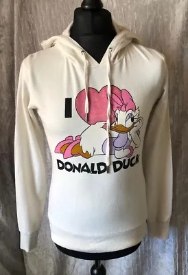 Buy Disney Sweater/Hoodie Donald Duck Pattern Ladies Size M • 11.99£