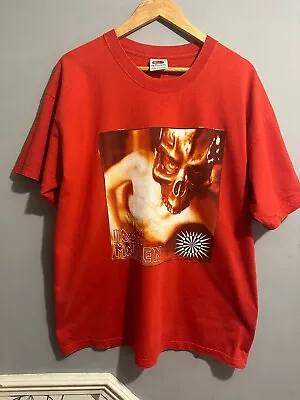 Buy Iron Maiden Dance Of Death World Tour 2003/2004 Vintage Band T-shirt Size XL • 39.99£