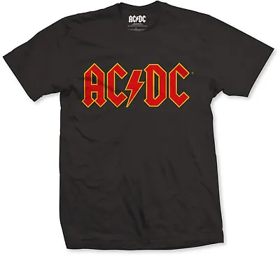 Buy AC/DC Classic Logo Black T-Shirt - OFFICIAL • 14.89£