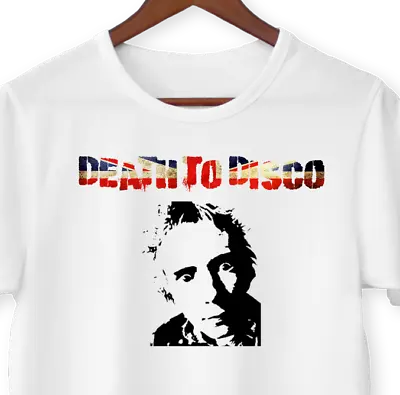 Buy Sex Pistols Johnny Rotten T Shirt, Death To Disco, Polyester Punk Rock • 14.99£