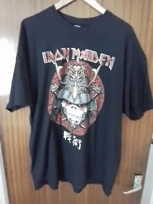 Buy Iron Maiden Senjutsu Black Official T Shirt Back Print Xxl  • 15£