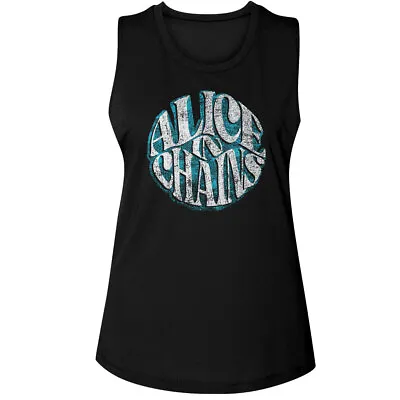 Buy Alice In Chains Vintage Logo Women's Tank Alt Rock Metal Album Concert Merch • 27.08£