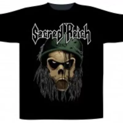 Buy Sacred Reich Gas Mask Tshirt Size Medium Rock Metal Thrash Death Punk • 11.40£