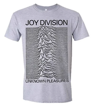 Buy Joy Division - Unknown Pleasures (Grey) (NEW MENS T-SHIRT ) • 16.78£
