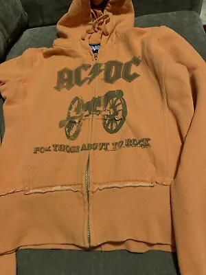 Buy AC/DC - For Those About To Rock Juniors Zip Up Hoodie • 14.41£
