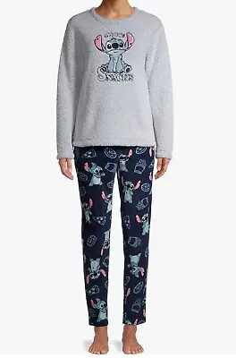 Buy NWT Disney Stitch 2 Piece Plush Pajamas Woman’s Size Small 4-6 NWT A13 • 28.95£