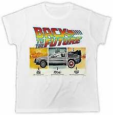 Buy Back To The Future Car T-Shirt  - Sci Fi - TV - Film- 80's - Hipster Cool Retro • 8.39£