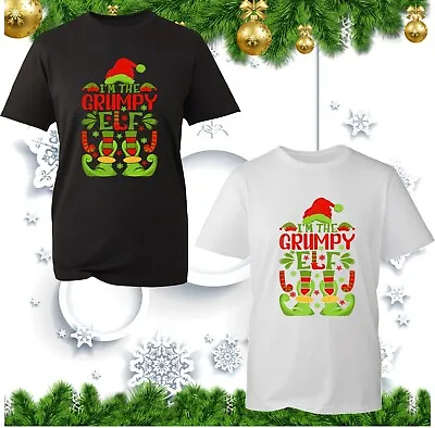 Buy I'm Grumpy Elf Christmas T-Shirt Funny Santa Elf Sarcastic Xmas Festive Gift Top • 9.99£