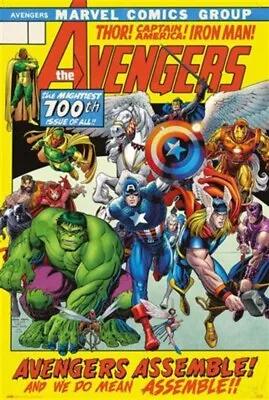 Buy Impact Merch. Poster: Marvel Avengers -100th Issue - Reg Post 610mm X 915mm #483 • 8.19£