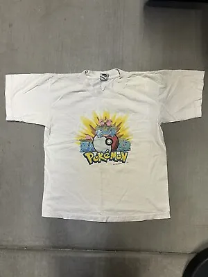 Buy Vintage 1999 Pokemon Ivysaur Venusaur Bulbasaur Tee Shirt Youth Sz L • 39.46£