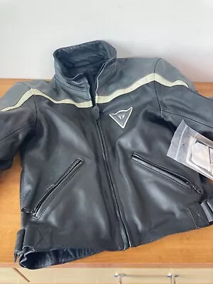 Buy Dainese Men’s G Imatra Full Leather Motorcycle Jacket, With Armour Size 46 Small • 65£