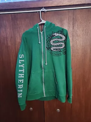 Buy World Of Harry Potter Full Zip Hoodie Slytherin  Green Size XL • 18.90£
