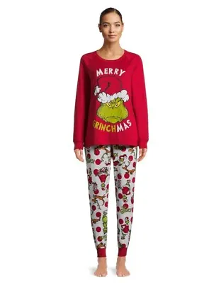 Buy Dr Seuss The Grinch Matching Family Couples Pjs Pajamas Sz Large (12-14) Womens • 19.92£