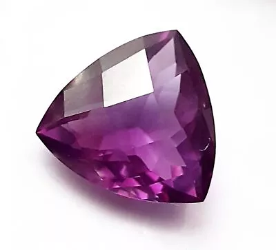 Buy Loose Gemstone 11.00 Ct Super Natural Purple Sapphire Trillion Shape Jewelry • 32.98£