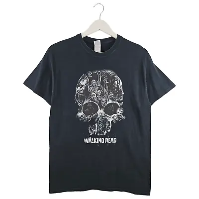 Buy The Walking Dead Black Graphic Print T Shirt Size Medium M • 12£