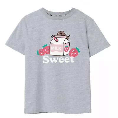 Buy Pusheen Girls Sweet Sips T-Shirt NS7717 • 14.59£