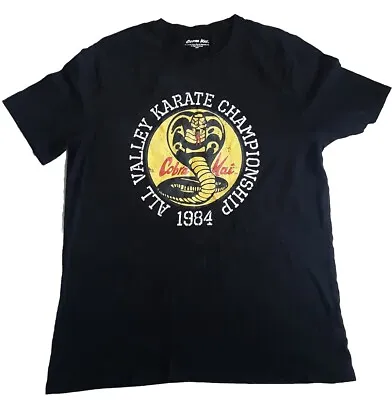 Buy Cobra Kai T Shirt Karate Kid - XL - Black • 8£