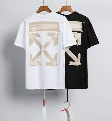 Buy New OFF WHITE OW Graffiti Arrow Print Casual Short Sleeve Tee Top Unisex T-Shirt • 17.99£