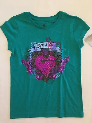 Buy NWT Disney Store Descendants Tee Shirt Girls Small Teal  • 11.99£