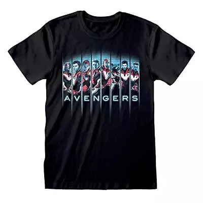 Buy Avengers Endgame - Lineup Unisex Black T-Shirt Large - Large - Unise - K777z • 13.80£