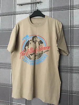 Buy Rolling Stones 1978 Live In Concert T Shirt Large • 12.99£