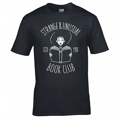 Buy Inspired By Beetlejuice  Strange And Unusual Book Club  T-shirt • 12.99£