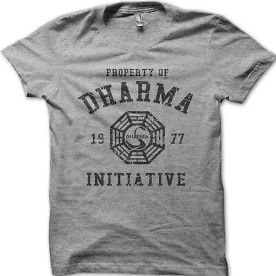 Buy Dharma Initiative Lost TV Show Property Of Dharma T-shirt Size XL • 8£