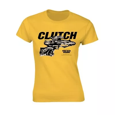 Buy Clutch - Pure Rock Wizards (Yellow) (NEW LADIES T-SHIRT ) • 7.38£
