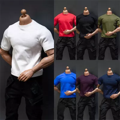 Buy 1/12 Scale Trend Soldier T-shirt Clothing Model For Figure Doll • 7.60£