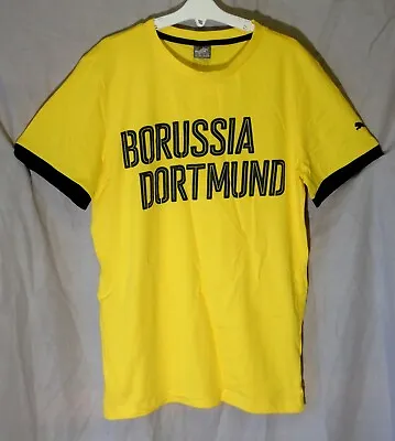Buy Yellow Borussia Dortmund FC T-Shirt Tee Age 13-14 Years Puma  • 9.95£