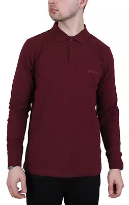 Buy Mens Cotton Polo T-Shirt Long Sleeve Classic Fit Premium Quality Sizes S-4XL • 12.99£