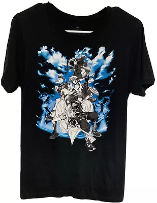 Buy Disney Kingdom Hearts Black T-shirt Small Unisex Sora Kairi Riku Mickey Donald • 7.19£