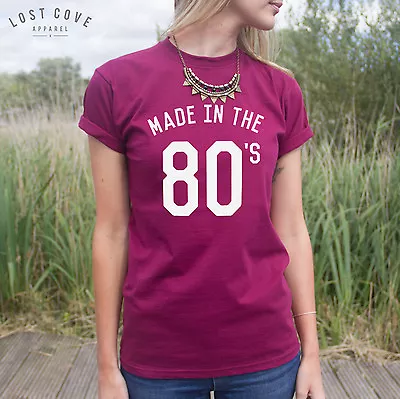 Buy * Made In The 80's T-Shirt Top College Fangirl Fashion Fresh Vintage * • 11.99£
