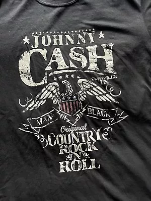 Buy Johnny Cash T-shirt ~ 'Man In Black' • 15£
