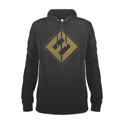 Buy Amplified Unisex Adult Concrete & Gold Foo Fighters Hoodie GD721 • 58.59£