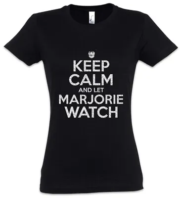 Buy Keep Calm And Let Marjorie Watch Women T-Shirt American Fun Horror Story Puppet • 22.74£
