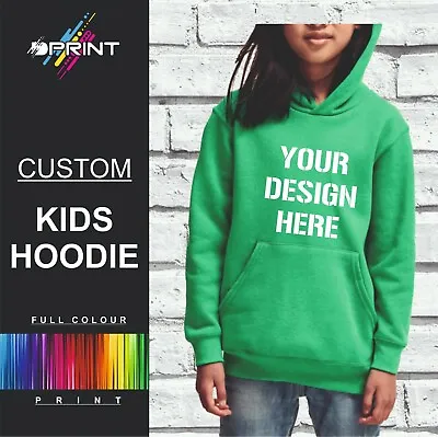 Buy Personalised Kids Custom Printed Stag Hen Hoodie Unisex Text Hooded Workwear • 15.99£