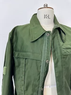 Buy VINTAGE Mens ARMY Military Jacket UK Cotton SCHUMER PROBAN Green M 38 INCH CHEST • 0.99£
