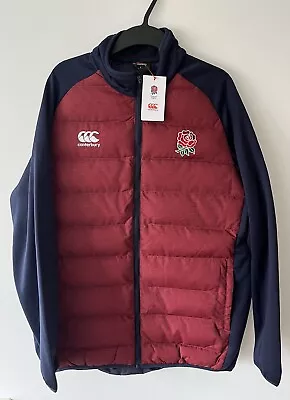 Buy Canterbury England Rugby Union Mens Thermal Hybrid Jacket - Size Large - BNWT • 49.95£