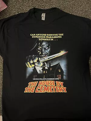 Buy House By The Cemetery - T Shirt  Various Sizes Horror VHS Video Nasty Fulci • 20£