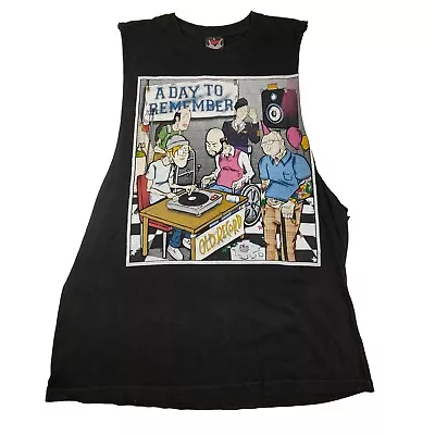 Buy A Day To Remember Singlet Large Black ADTR  2014 Band Metal Merch Punk Graphic  • 12.75£