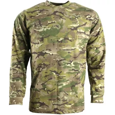 Buy Mens Army Shirt Long Sleeve T-Shirt S-3XL MTP BTP Camouflage Combat Top Camo • 13.99£