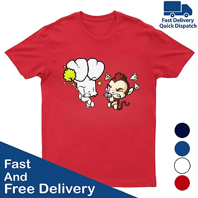 Buy Bunny Vs Monkey Kids T Shirt Book Story Funny Cartoon Children Tee Fast Delivery • 10.99£