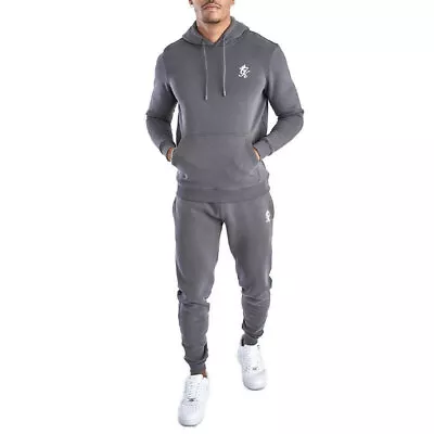 Buy Mens Full Tracksuits Gym King Pullover Hoodie Gym Sweatshirt Joggers Dark Grey • 56.99£