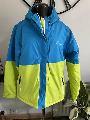 Buy Dare 2b Women's Prowess Jacket Yellow And Blue Sz 16 Ski Warm Waterproof Sport • 35£