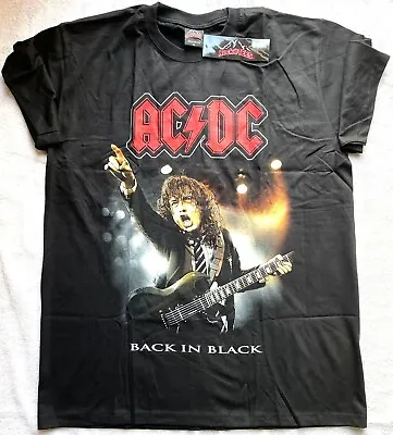 Buy Rock@Tees AC/DC Back In Black Double Sided T-shirt XL (ts0319) New • 19.99£