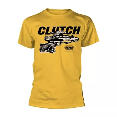 Buy CLUTCH - PURE ROCK WIZARDS (YELLOW) YELLOW T-Shirt Small • 19.11£