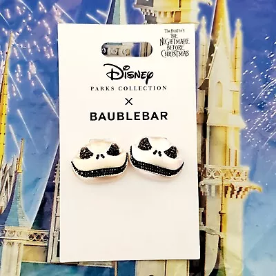 Buy Disney Parks Baublebar The Nightmare Before Christmas Jack Skellington Earrings • 70.39£