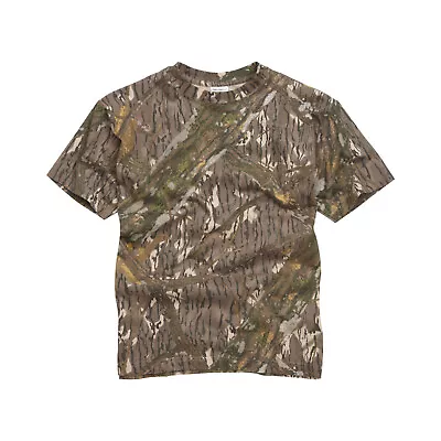 Buy Hunter T Shirt Hunting Fishing Camping Cotton US Mossy Oak Leaf Jungle Tree Bark • 9.99£