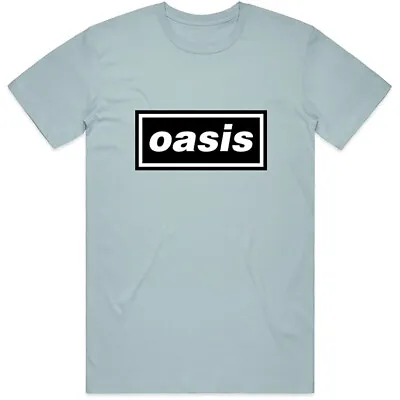 Buy Oasis Classic Logo Blue T-Shirt - OFFICIAL • 16.29£